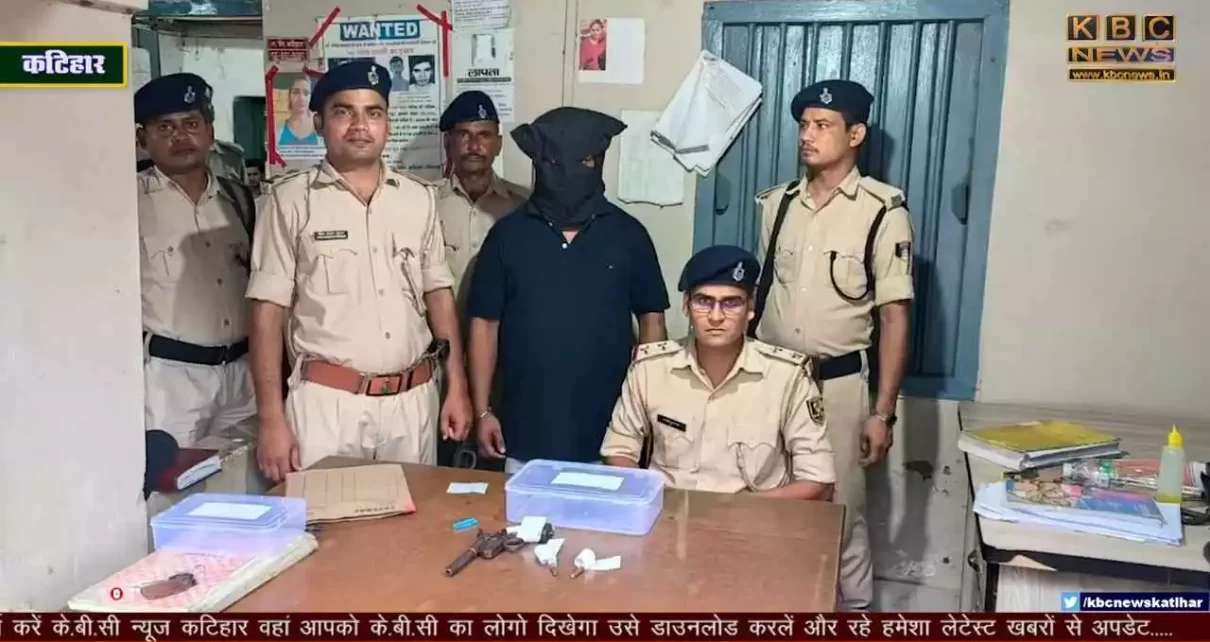 जिले का एक और शीर्ष 10 अपराधी पुलिस के हत्थे में, करण कुमार को एक भरी पिस्तौल सहित पुलिस ने दबोचा