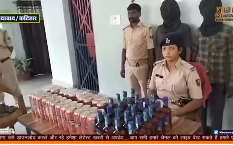 अमदाबाद पुलिस की सफलता: शराब तस्करों को हत्थे लगाए, 33 लीटर विदेशी शराब जब्त